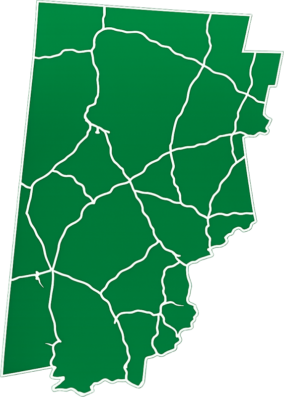 Map of Litchfield County, Connecticut