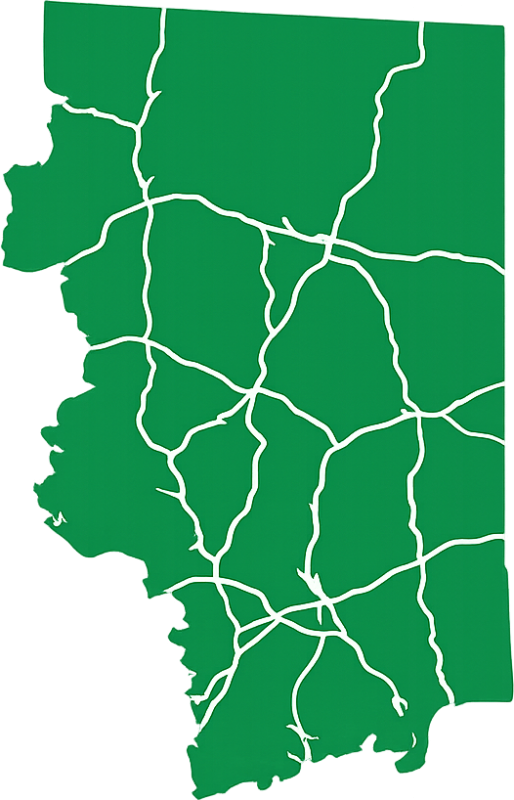 Map of Tolland County, Connecticut