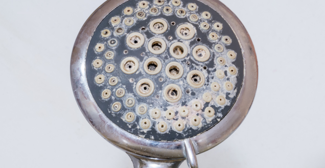 Salt Residue around Showerhead